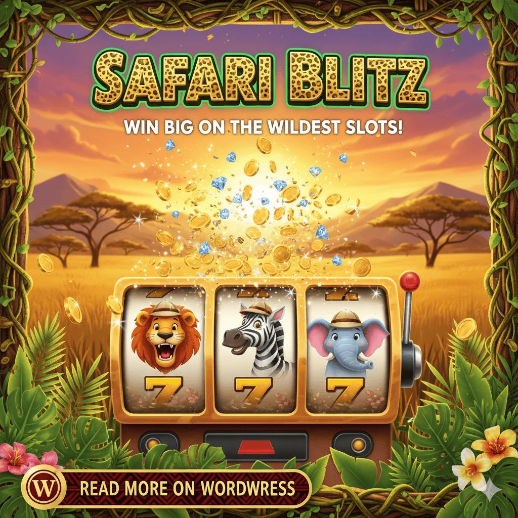 Safari Blitz: Petualangan Slot yang Mengguncang Savana